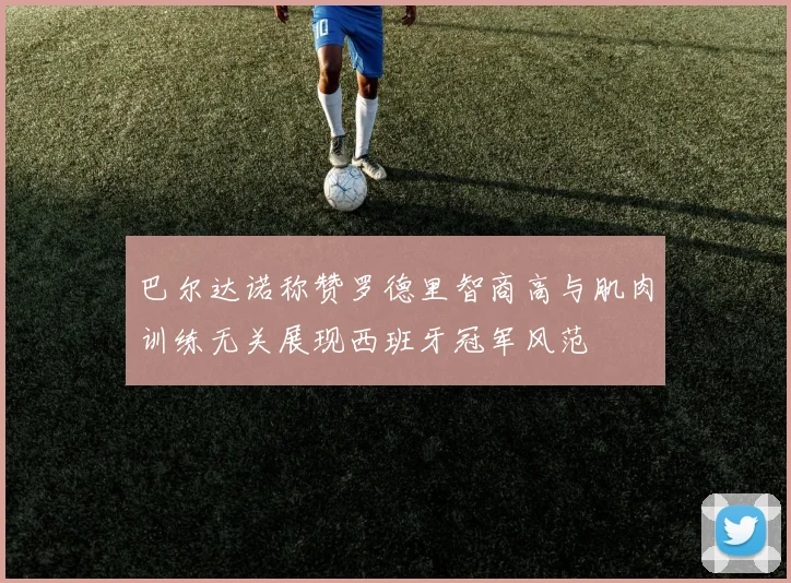 巴尔达诺称赞罗德里智商高与肌肉训练无关展现西班牙冠军风范
